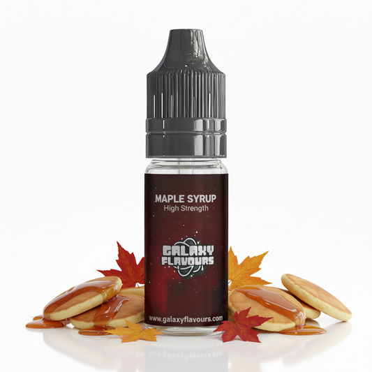 Galaxy Flavours Maple Syrup Food Flavouring Concentrate 10ml – Professional High Strength, Vegan, Gluten-Free