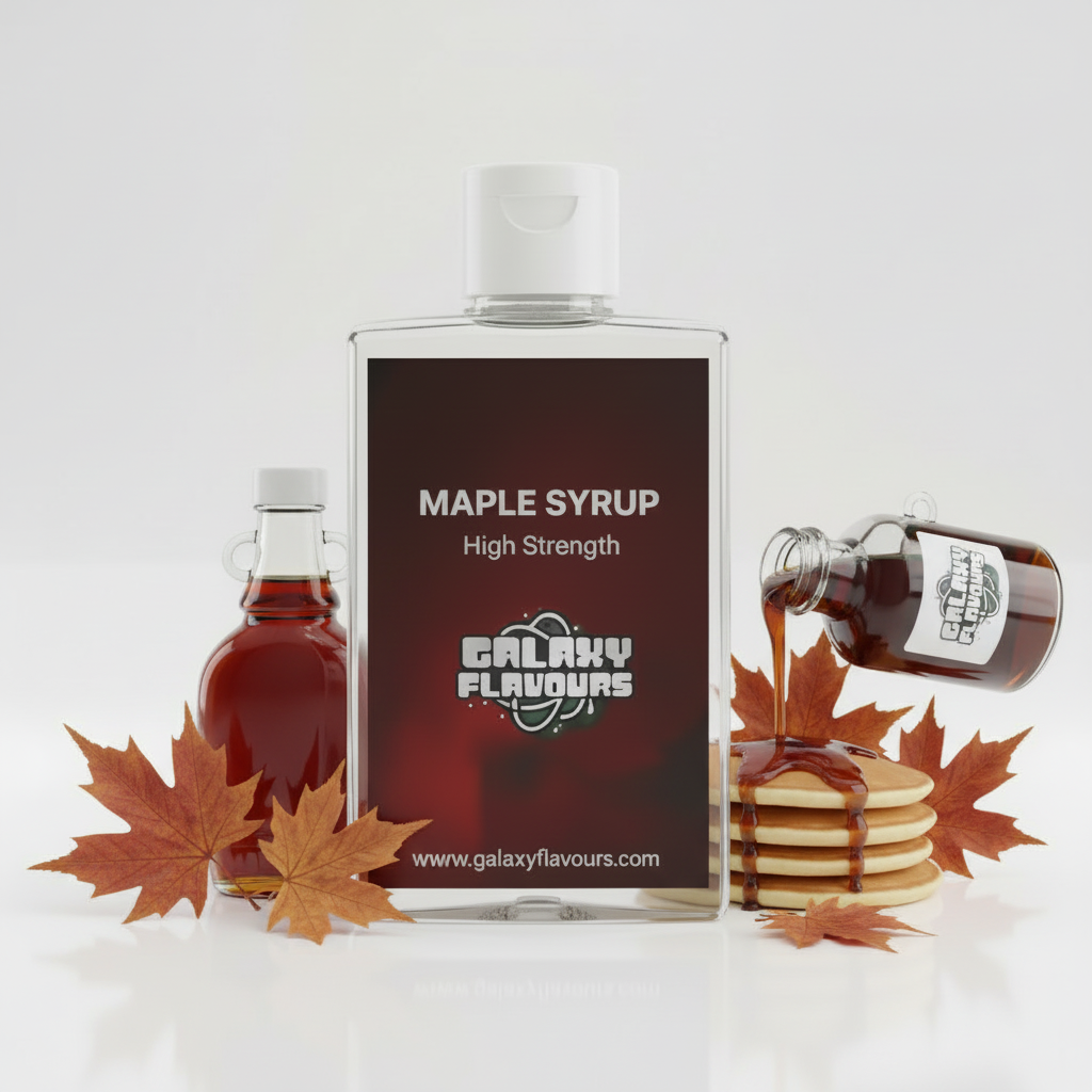 Galaxy Flavours Maple Syrup Food Flavouring Concentrate – Professional High Strength, Vegan, Gluten-Free