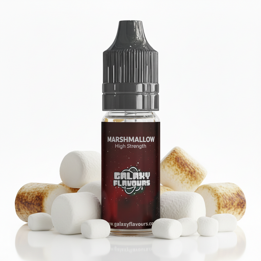 Galaxy Flavours Marshmallow Food Flavouring Concentrate 10ml – Professional High Strength, Vegan, Gluten-Free