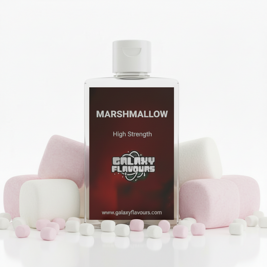 Galaxy Flavours Marshmallow Food Flavouring Concentrate – Professional High Strength, Vegan, Gluten-Free
