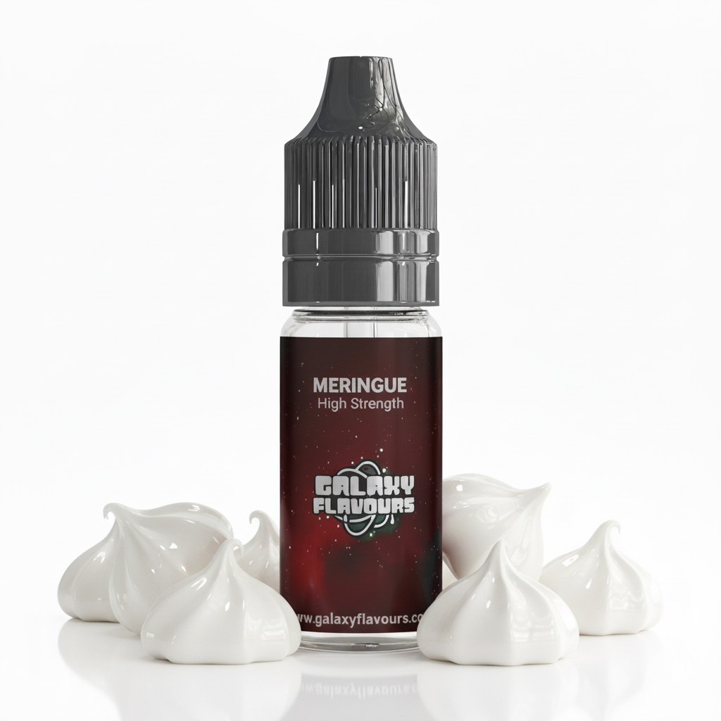Galaxy Flavours Meringue Food Flavouring Concentrate 10ml – Professional High Strength, Vegan, Gluten-Free
