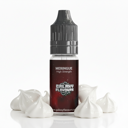 Galaxy Flavours Meringue Food Flavouring Concentrate 10ml – Professional High Strength, Vegan, Gluten-Free