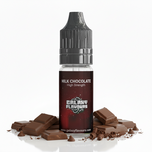 Galaxy Flavours Milk Chocolate Food Flavouring Concentrate 10ml – Professional High Strength, Vegan, Gluten-Free