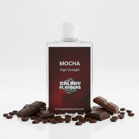 Galaxy Flavours Mocha Food Flavouring Concentrate – Professional High Strength, Vegan, Gluten-Free
