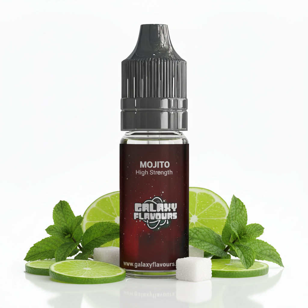 Galaxy Flavours Mojito Food Flavouring Concentrate 10ml – Professional High Strength, Vegan, Gluten-Free