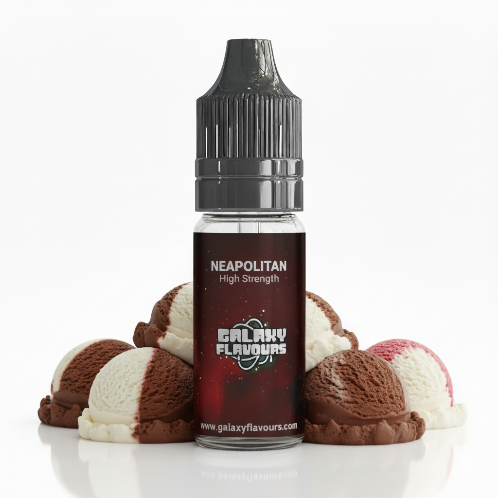 Galaxy Flavours Neapolitan Ice Cream Food Flavouring Concentrate 10ml – Professional High Strength, Vegan, Gluten-Free