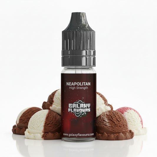 Galaxy Flavours Neapolitan Ice Cream Food Flavouring Concentrate 10ml – Professional High Strength, Vegan, Gluten-Free
