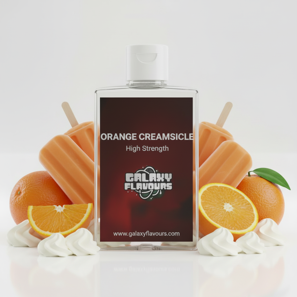 Galaxy Flavours Orange Cream Bar Food Flavouring Concentrate – Professional High Strength, Vegan, Gluten-Free