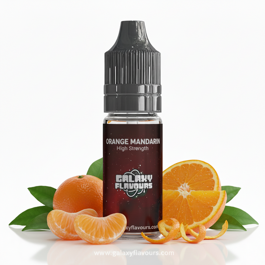 Galaxy Flavours Orange Mandarin Food Flavouring Concentrate 10ml – Professional High Strength, Vegan, Gluten-Free