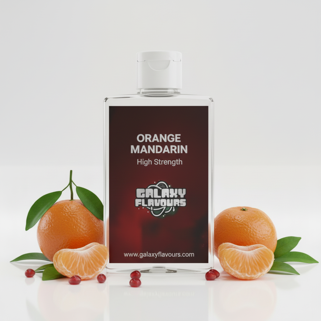 Galaxy Flavours Orange Mandarin Food Flavouring Concentrate – Professional High Strength, Vegan, Gluten-Free