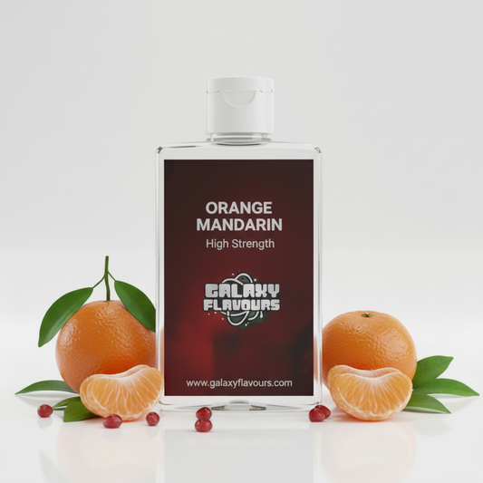 Galaxy Flavours Orange Mandarin Food Flavouring Concentrate – Professional High Strength, Vegan, Gluten-Free