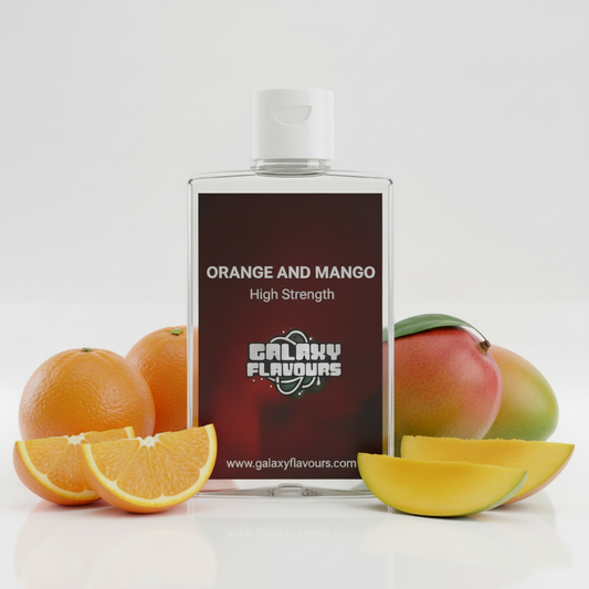 Galaxy Flavours Orange and Mango Food Flavouring Concentrate – Professional High Strength, Vegan, Gluten-Free
