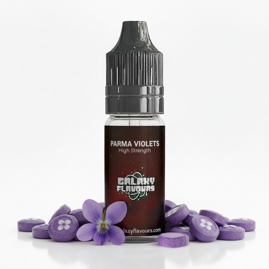 Galaxy Flavours Parma Violets Food Flavouring Concentrate 10ml – Professional High Strength, Vegan, Gluten-Free