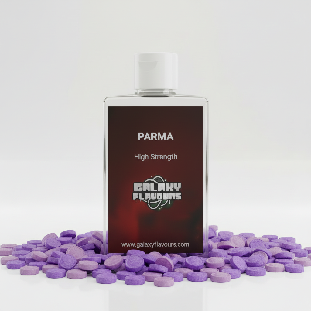 Galaxy Flavours Parma Violets Food Flavouring Concentrate – Professional High Strength, Vegan, Gluten-Free