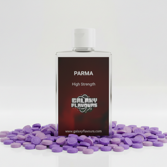 Galaxy Flavours Parma Violets Food Flavouring Concentrate – Professional High Strength, Vegan, Gluten-Free