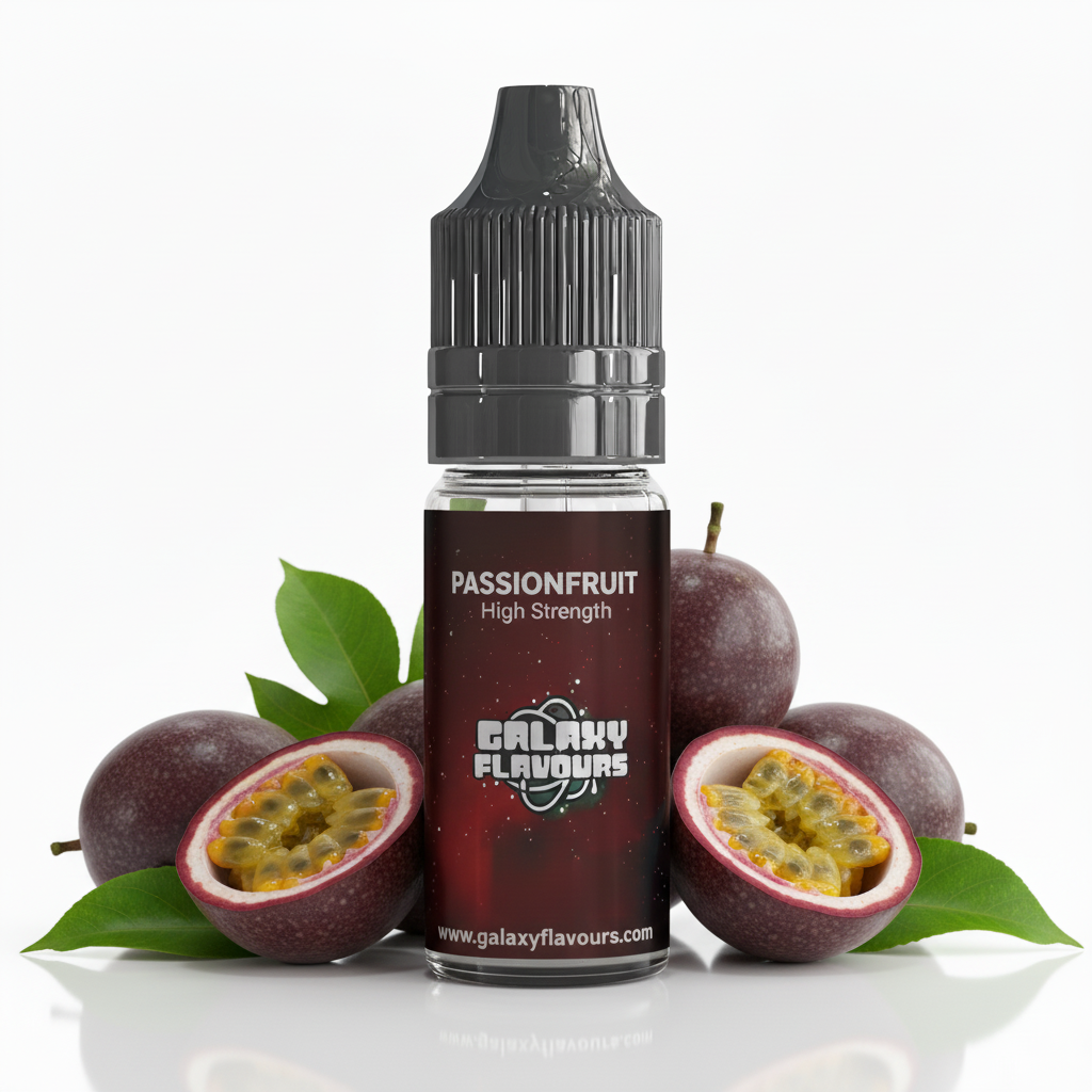 Galaxy Flavours Passionfruit Food Flavouring Concentrate 10ml – Professional High Strength, Vegan, Gluten-Free