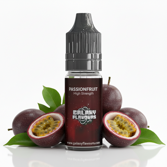 Galaxy Flavours Passionfruit Food Flavouring Concentrate 10ml – Professional High Strength, Vegan, Gluten-Free