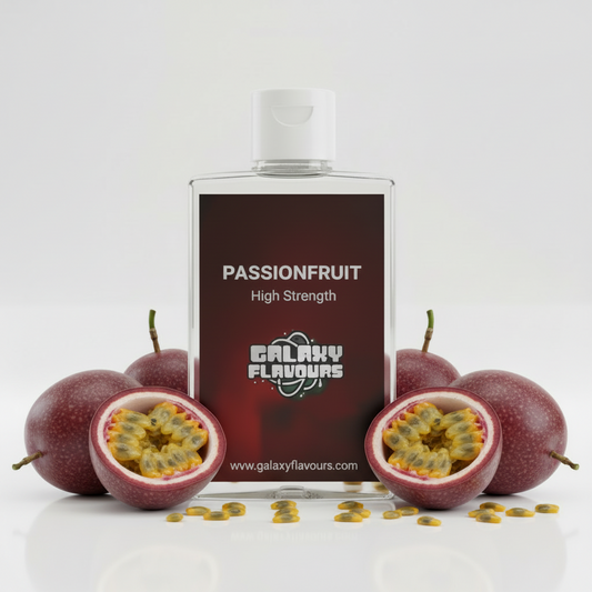 Galaxy Flavours Passionfruit Food Flavouring Concentrate – Professional High Strength, Vegan, Gluten-Free