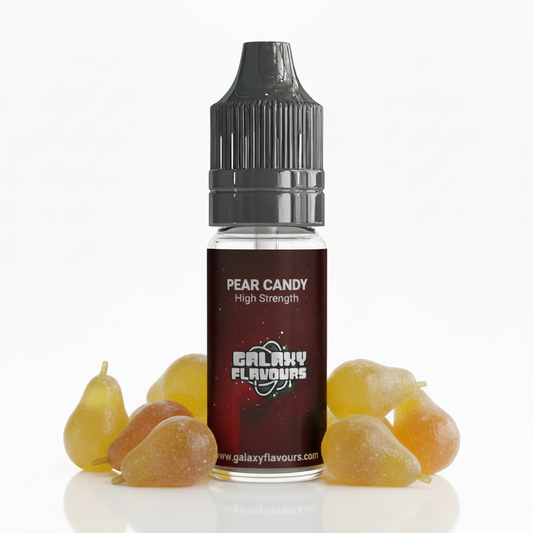 Galaxy Flavours Pear Candy Food Flavouring Concentrate 10ml – Professional High Strength, Vegan, Gluten-Free
