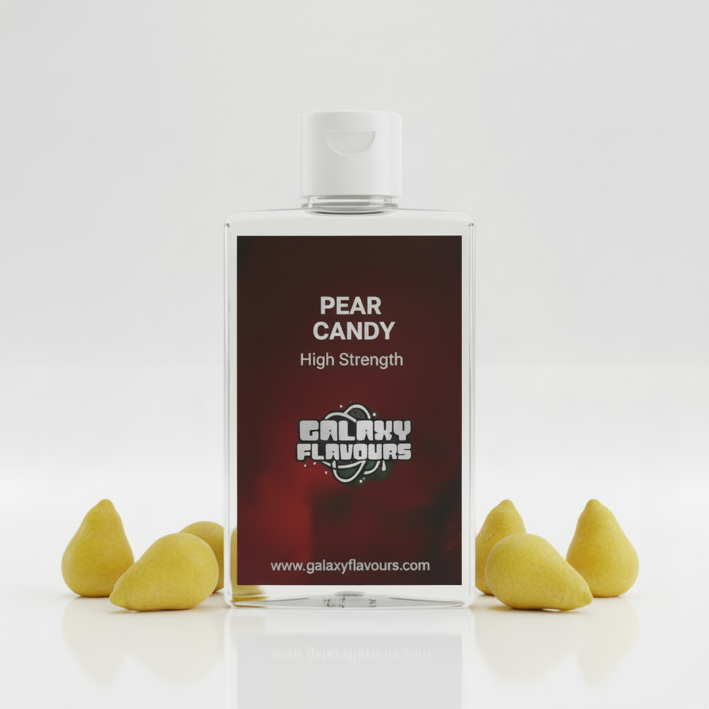 Galaxy Flavours Pear Candy Food Flavouring Concentrate – Professional High Strength, Vegan, Gluten-Free