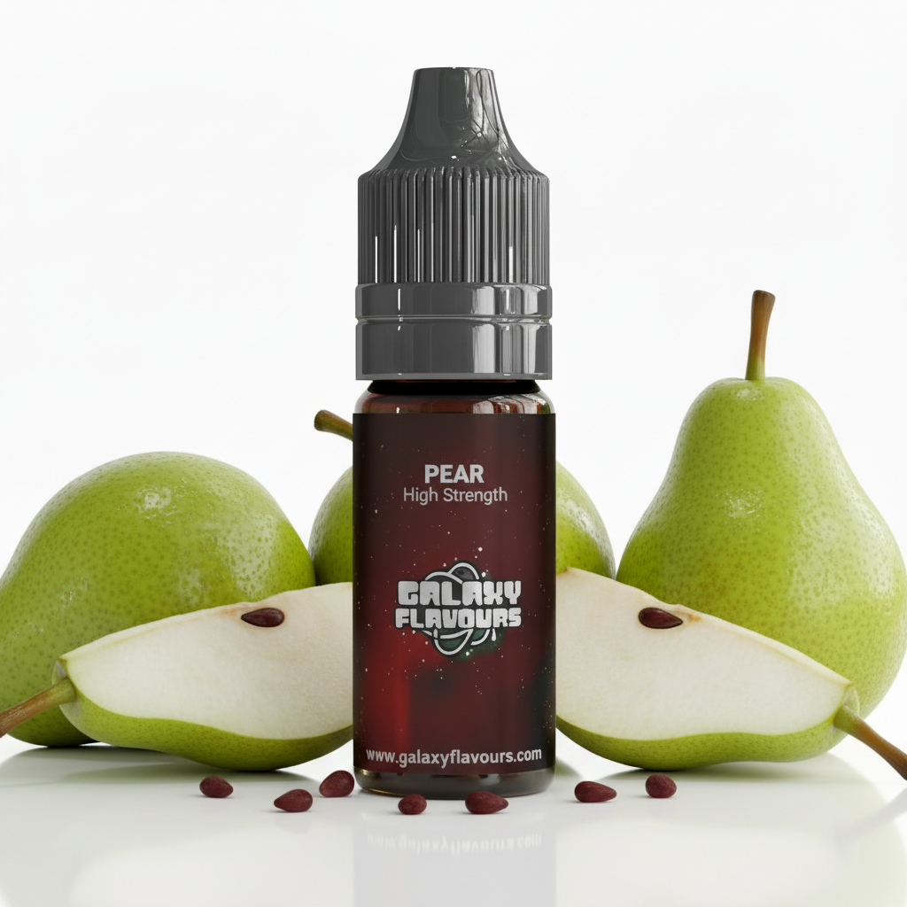 Galaxy Flavours Pear Food Flavouring Concentrate 10ml – Professional High Strength, Vegan, Gluten-Free