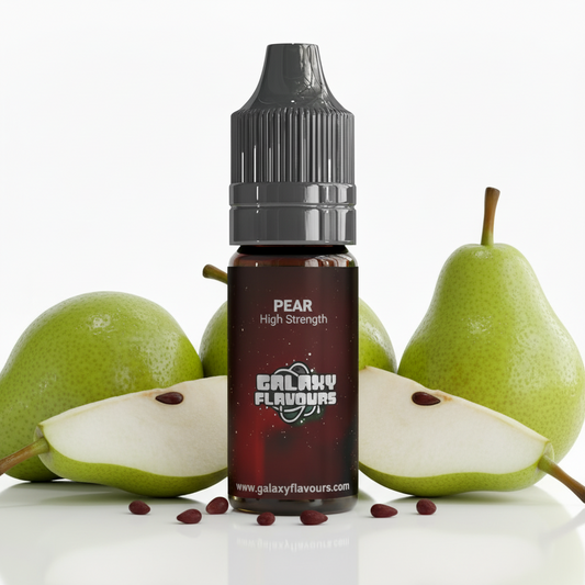 Galaxy Flavours Pear Food Flavouring Concentrate 10ml – Professional High Strength, Vegan, Gluten-Free