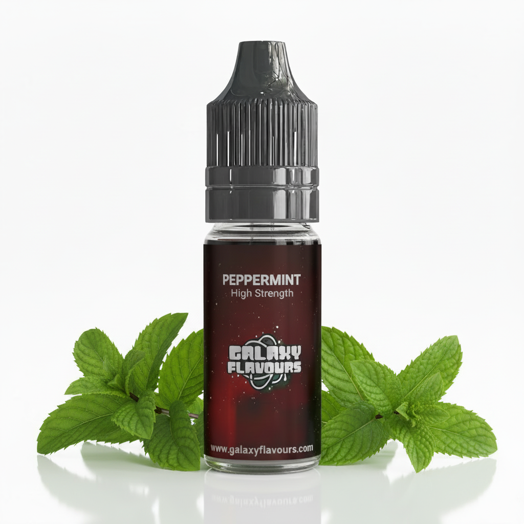 Galaxy Flavours Peppermint Food Flavouring Concentrate 10ml – Professional High Strength, Vegan, Gluten-Free