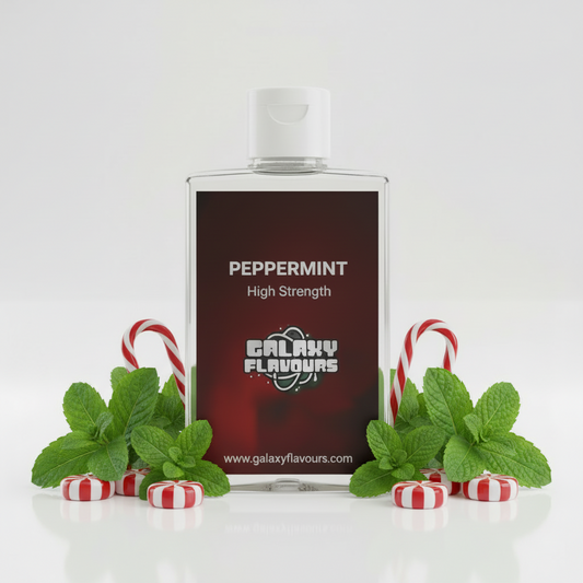 Galaxy Flavours Peppermint Food Flavouring Concentrate – Professional High Strength, Vegan, Gluten-Free