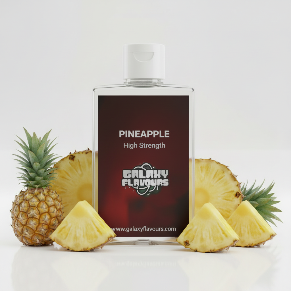 Galaxy Flavours Pineapple Food Flavouring Concentrate – Professional High Strength, Vegan, Gluten-Free