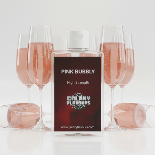 Galaxy Flavours Pink Bubbly Food Flavouring Concentrate – Professional High Strength, Vegan, Gluten-Free