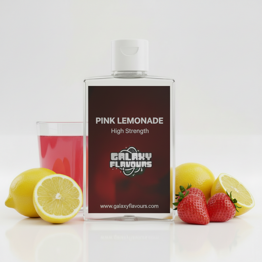 Galaxy Flavours Pink Lemonade Food Flavouring Concentrate – Professional High Strength, Vegan, Gluten-Free