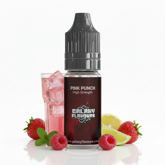 Galaxy Flavours Pink Punch Food Flavouring Concentrate 10ml – Professional High Strength, Vegan, Gluten-Free