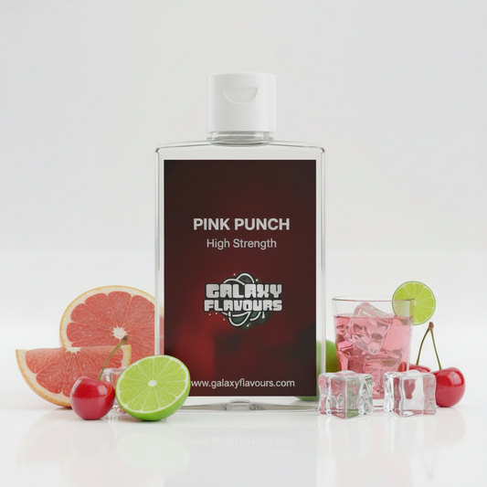 Galaxy Flavours Pink Punch Food Flavouring Concentrate – Professional High Strength, Vegan, Gluten-Free
