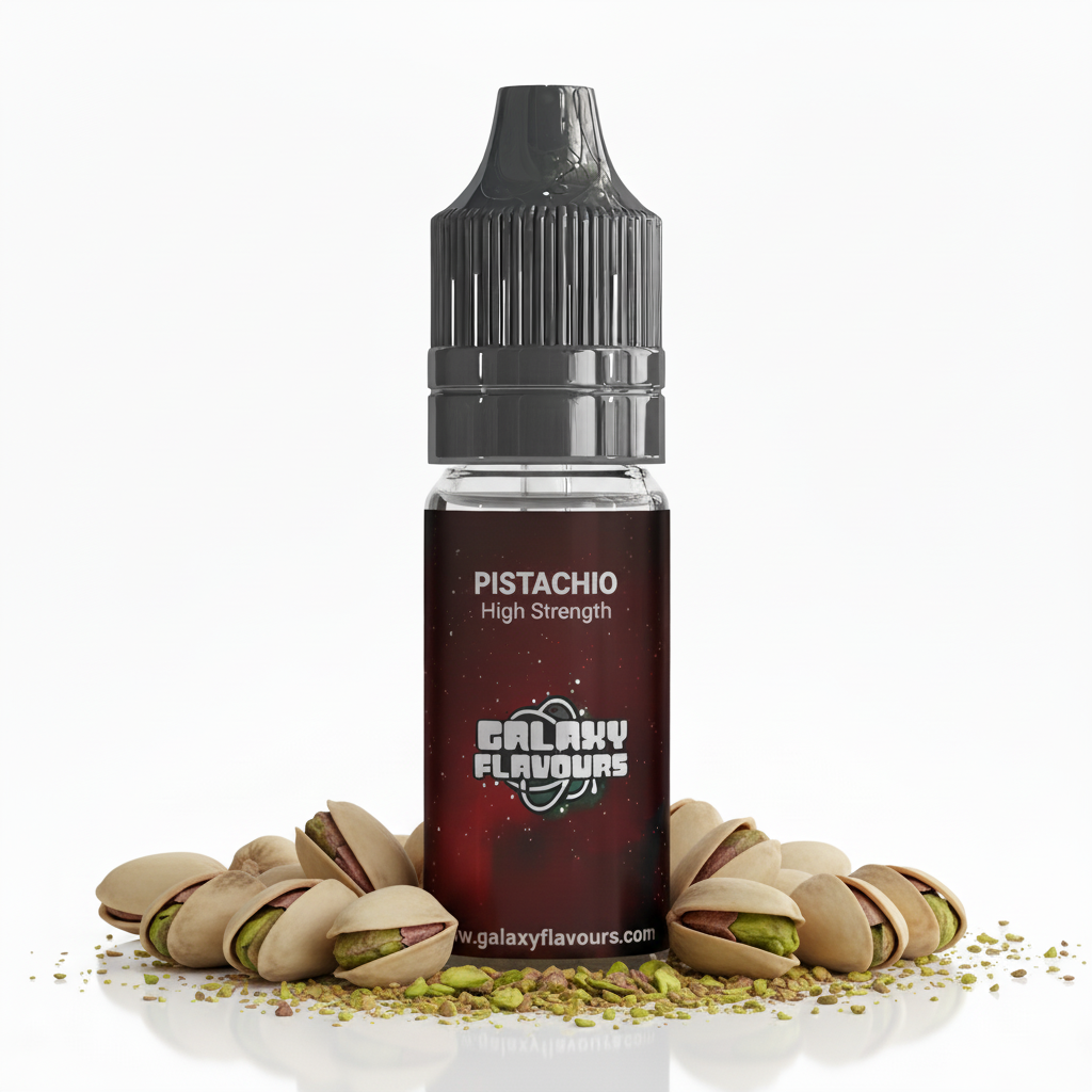 Galaxy Flavours Pistachio Food Flavouring Concentrate 10ml – Professional High Strength, Vegan, Gluten-Free