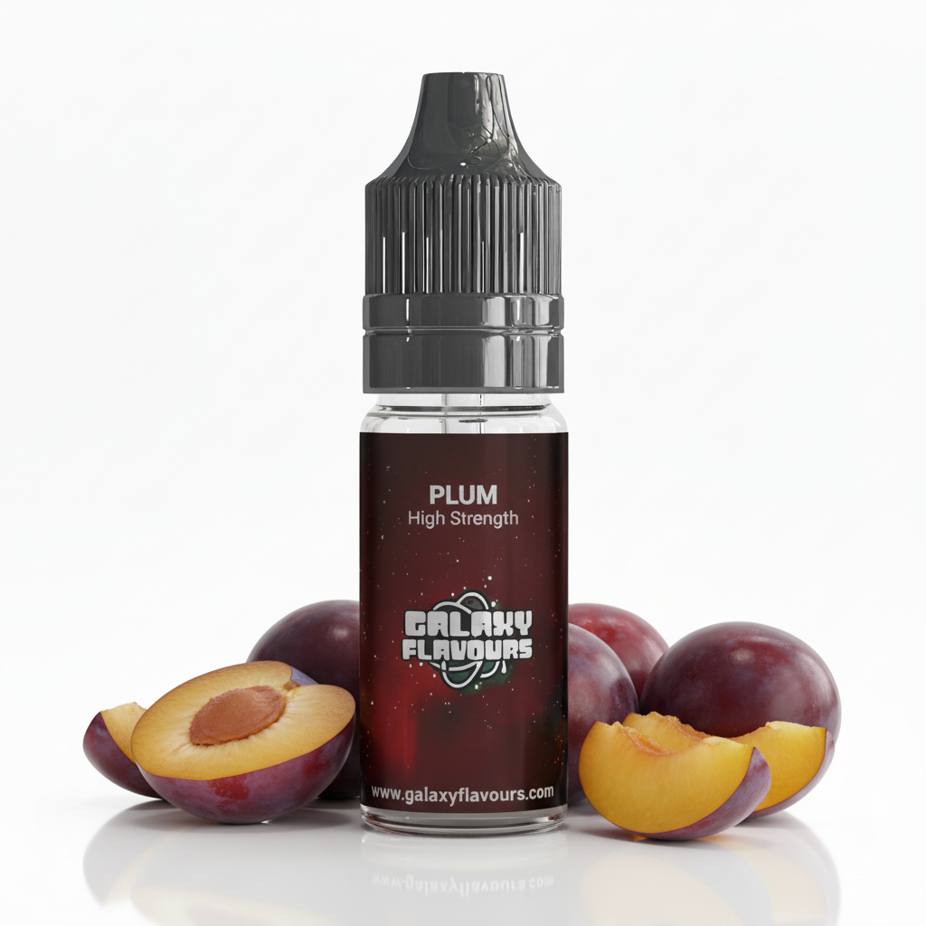 Galaxy Flavours Plum Food Flavouring Concentrate 10ml – Professional High Strength, Vegan, Gluten-Free