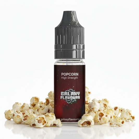 Galaxy Flavours Popcorn Food Flavouring Concentrate 10ml – Professional High Strength, Vegan, Gluten-Free