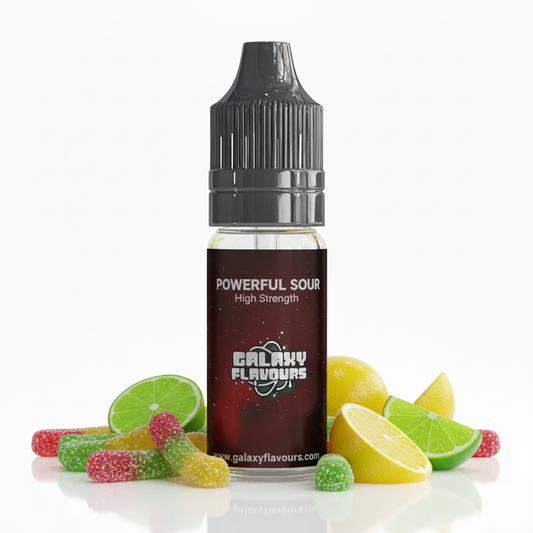 Galaxy Flavours Powerful Sour Food Flavouring Concentrate 10ml – Professional High Strength, Vegan, Gluten-Free