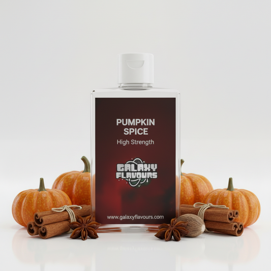 Galaxy Flavours Pumpkin Spice Food Flavouring Concentrate – Professional High Strength, Vegan, Gluten-Free