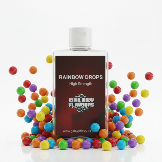 Galaxy Flavours Rainbow Drops Food Flavouring Concentrate – Professional High Strength, Vegan, Gluten-Free