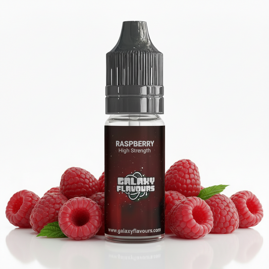Galaxy Flavours Raspberry Food Flavouring Concentrate 10ml – Professional High Strength, Vegan, Gluten-Free