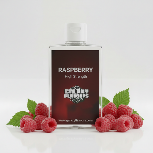 Galaxy Flavours Raspberry Food Flavouring Concentrate – Professional High Strength, Vegan, Gluten-Free