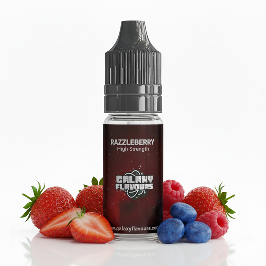 Galaxy Flavours Razzleberry Food Flavouring Concentrate 10ml – Professional High Strength, Vegan, Gluten-Free