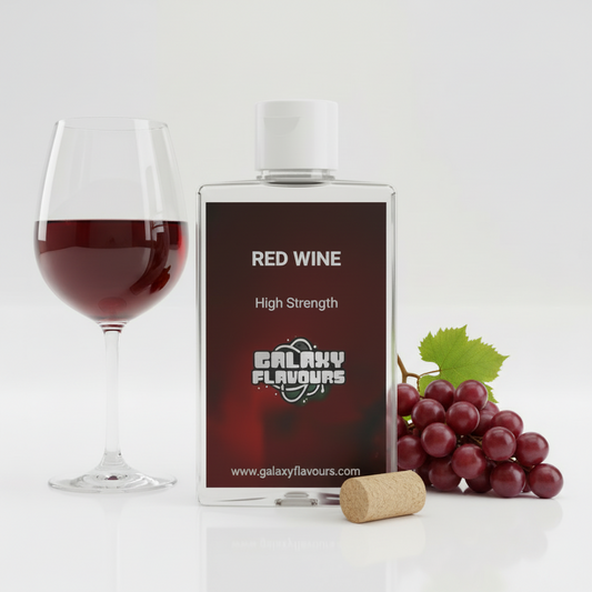 Galaxy Flavours Red Wine Food Flavouring Concentrate – Professional High Strength, Vegan, Gluten-Free