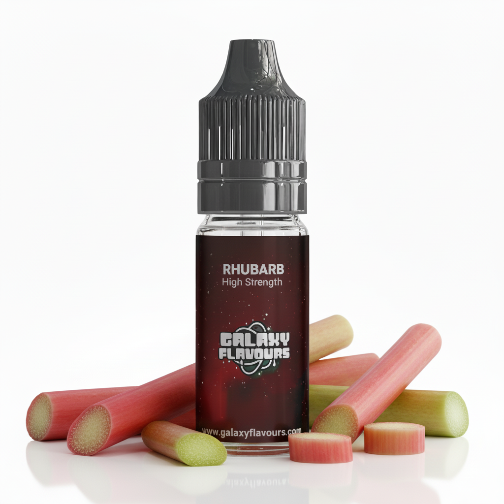Galaxy Flavours Rhubarb Food Flavouring Concentrate 10ml – Professional High Strength, Vegan, Gluten-Free