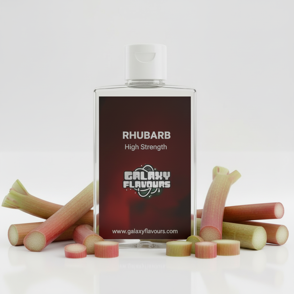 Galaxy Flavours Rhubarb Food Flavouring Concentrate – Professional High Strength, Vegan, Gluten-Free