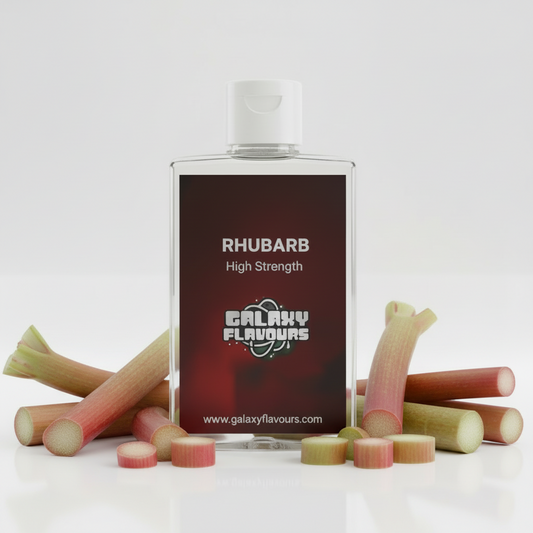 Galaxy Flavours Rhubarb Food Flavouring Concentrate – Professional High Strength, Vegan, Gluten-Free