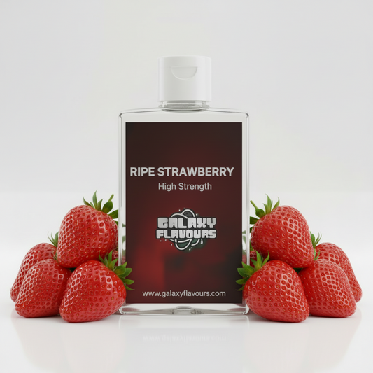 Galaxy Flavours Ripe Strawberry Food Flavouring Concentrate – Professional High Strength, Vegan, Gluten-Free