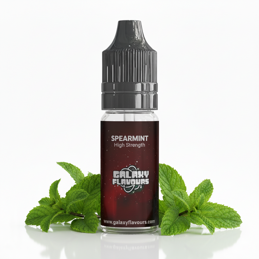 Galaxy Flavours Spearmint Food Flavouring Concentrate 10ml – Professional High Strength, Vegan, Gluten-Free