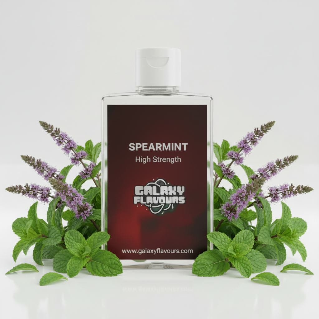 Galaxy Flavours Spearmint Food Flavouring Concentrate – Professional High Strength, Vegan, Gluten-Free