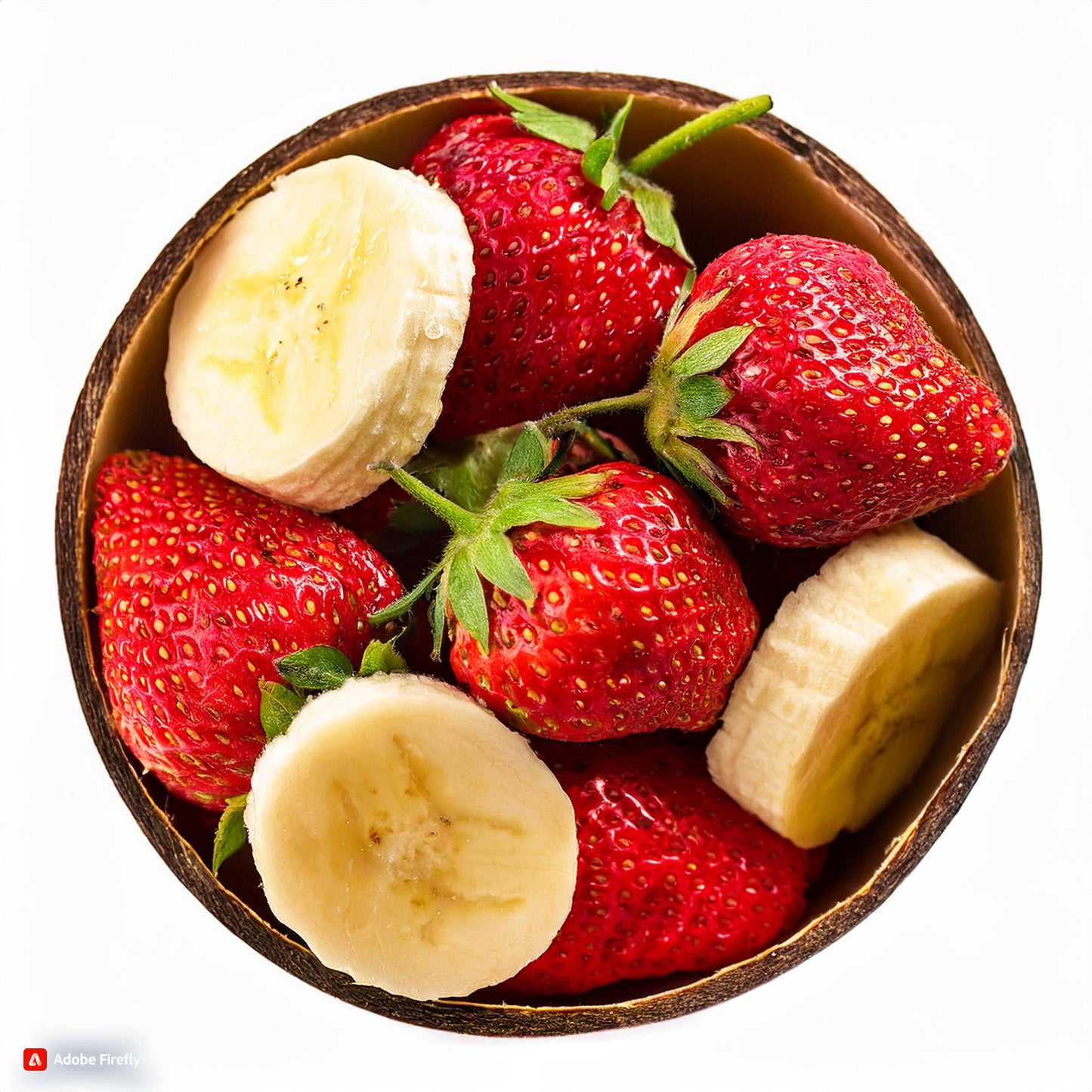 Fresh strawberries and banana used to inspire Galaxy Flavours Strawberry and Banana Food Flavouring Concentrate – Professional Grade, Water-Soluble